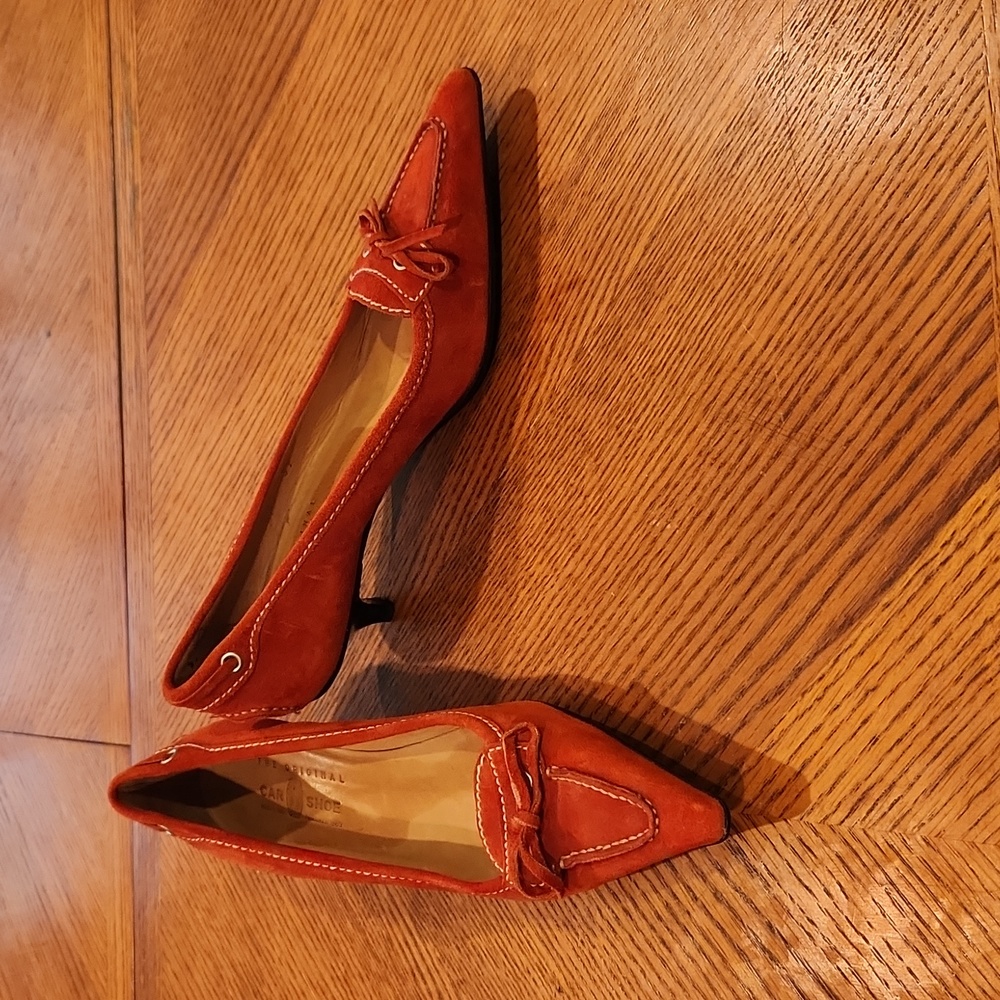 COPY - The Original Car Shoe Kitten Heel Loafer